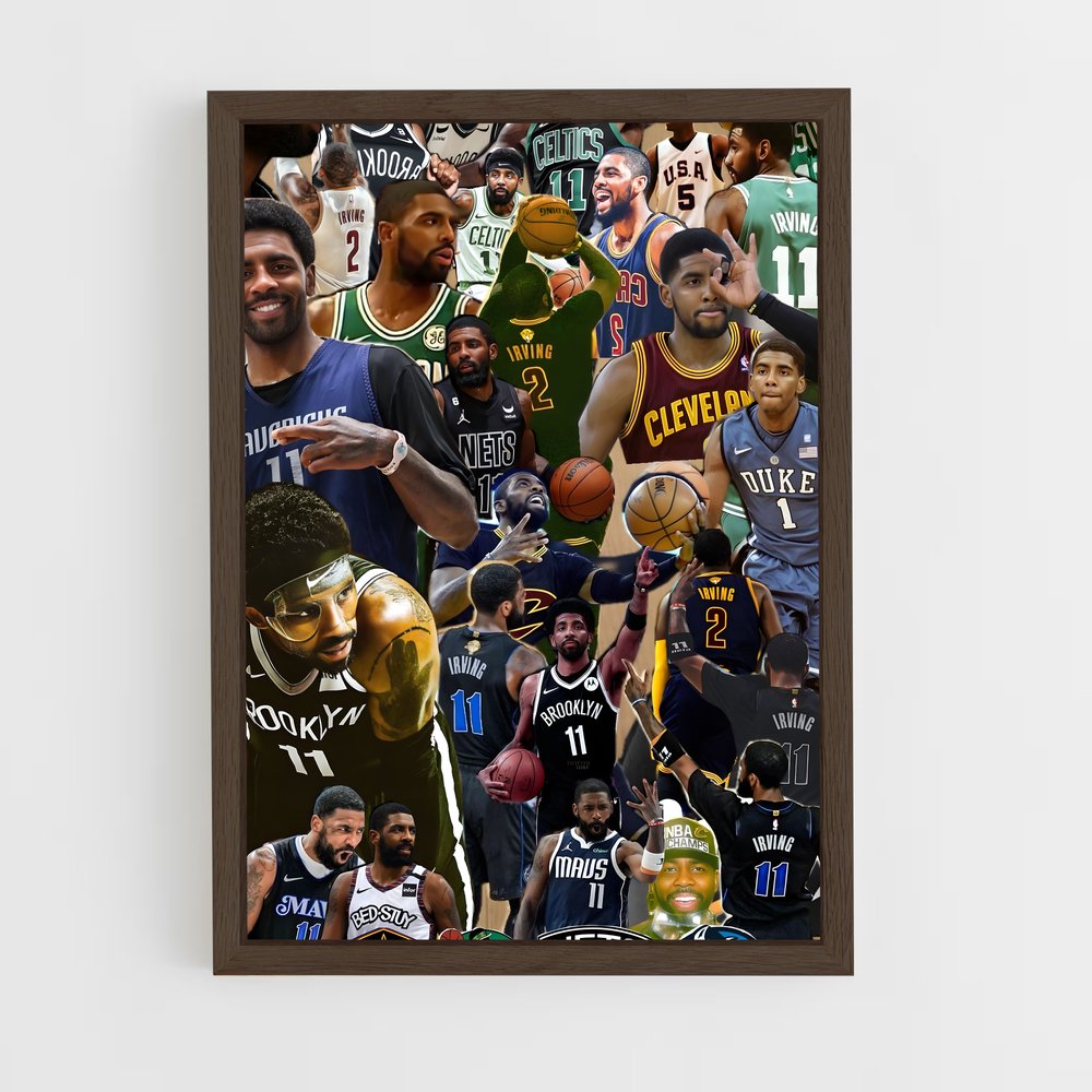 Poster Kyrie en Action – affiche Basketball (vue 5)